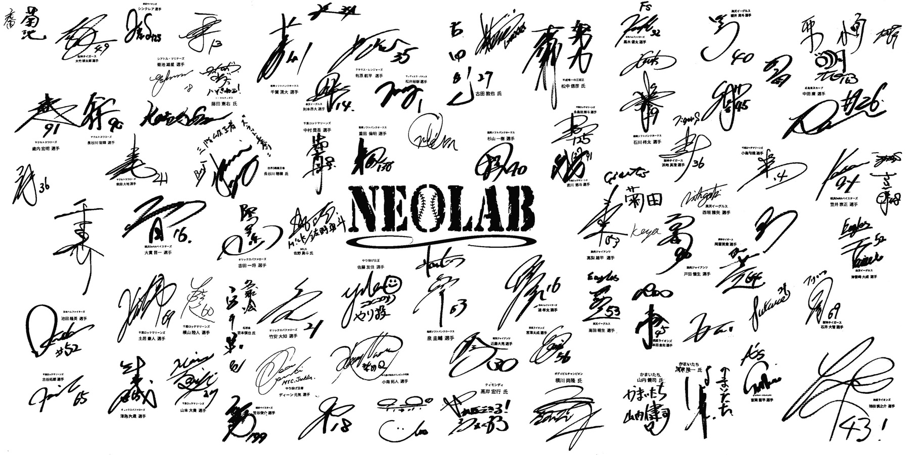 NEOLAB — プロ野球選手サインボード