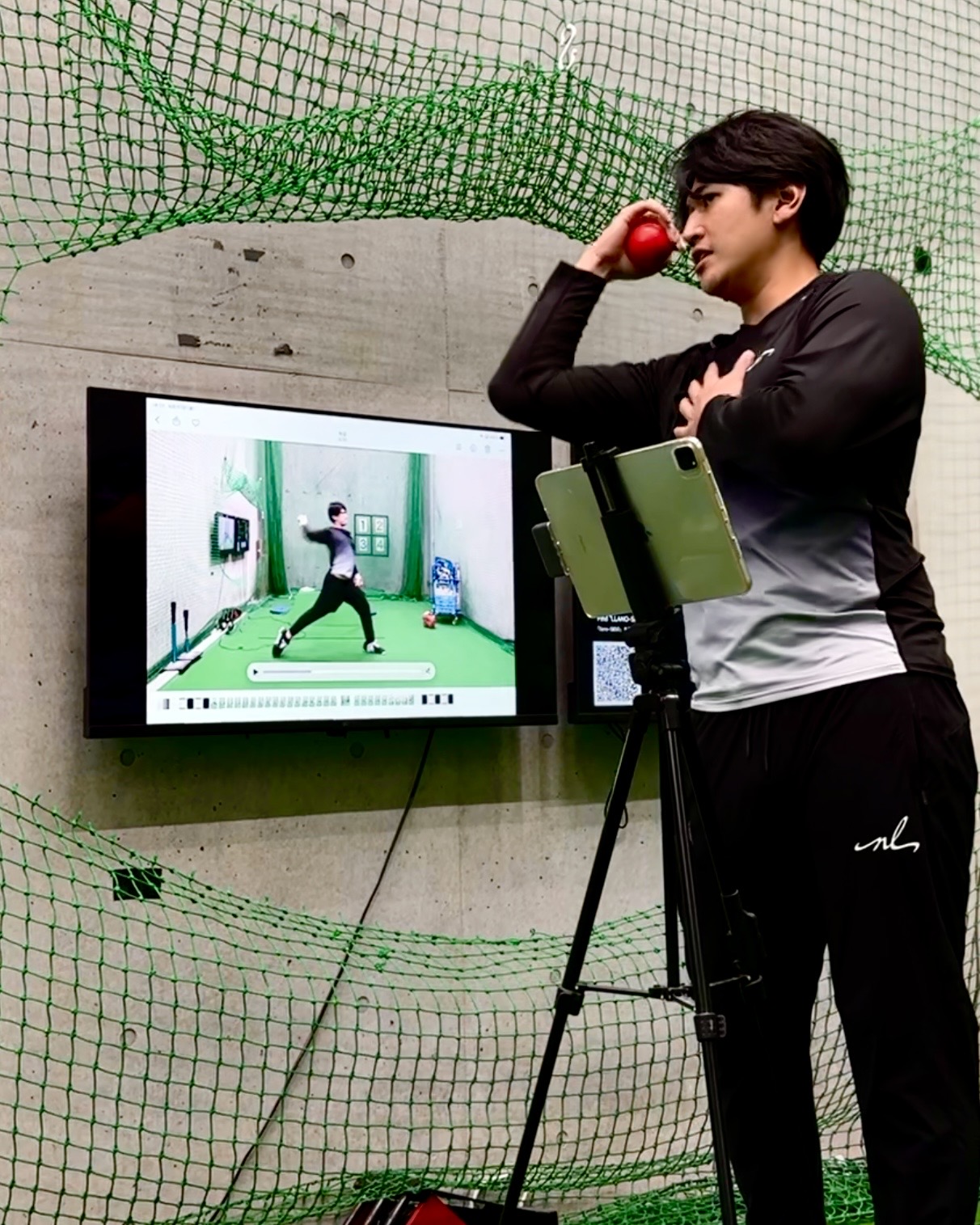 マンツーマン野球指導